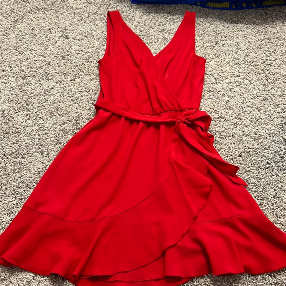 Red dress